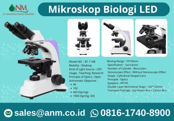 Banner Mikroskop Biologi LED