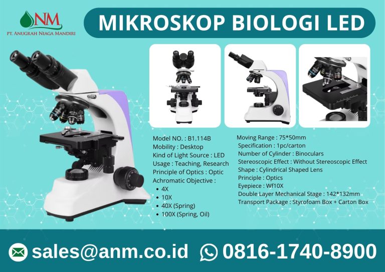 Mikroskop Biologi LED Banner