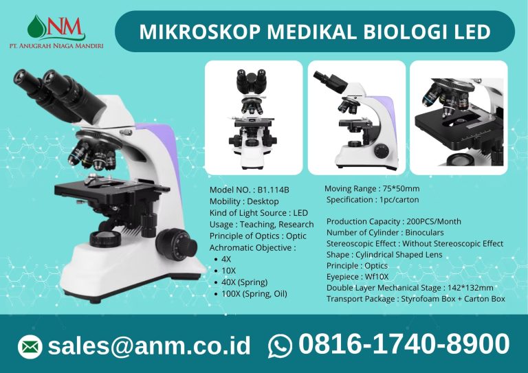 Mikroskop Medikal Biologi LED