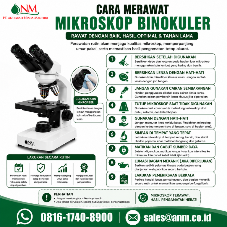 Cara Merawat Mikroskop Binokuler