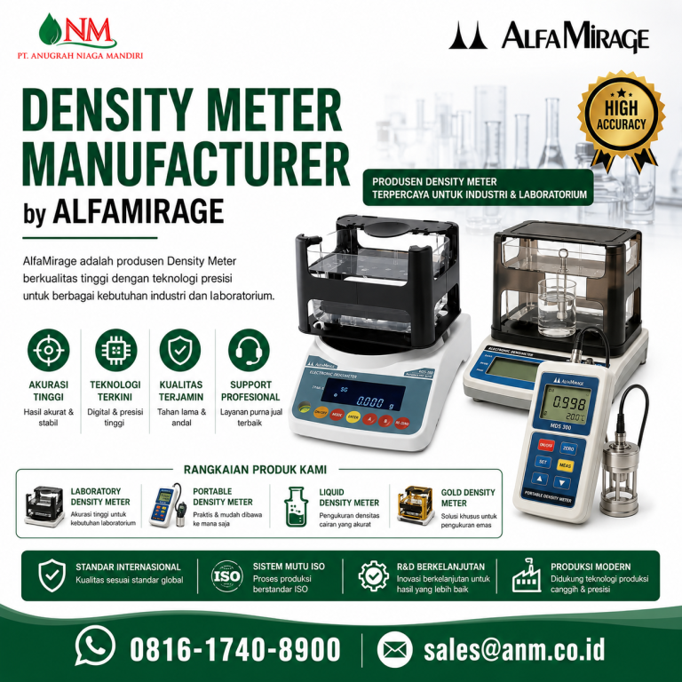 Densimeter Alfa Mirage Solusi Presisi dari Density Meter Manufacturer Terpercaya