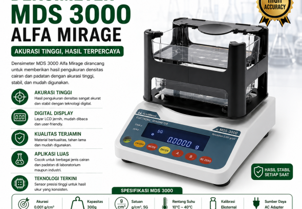 Densimeter MDS 3000 Alfa Mirage Jakarta Timur
