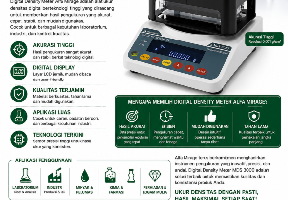 Digital Density Meter Densimeter Alfamirage