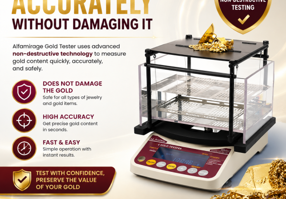 Gold Meter Alfamirage Non-destrucktive Measuring