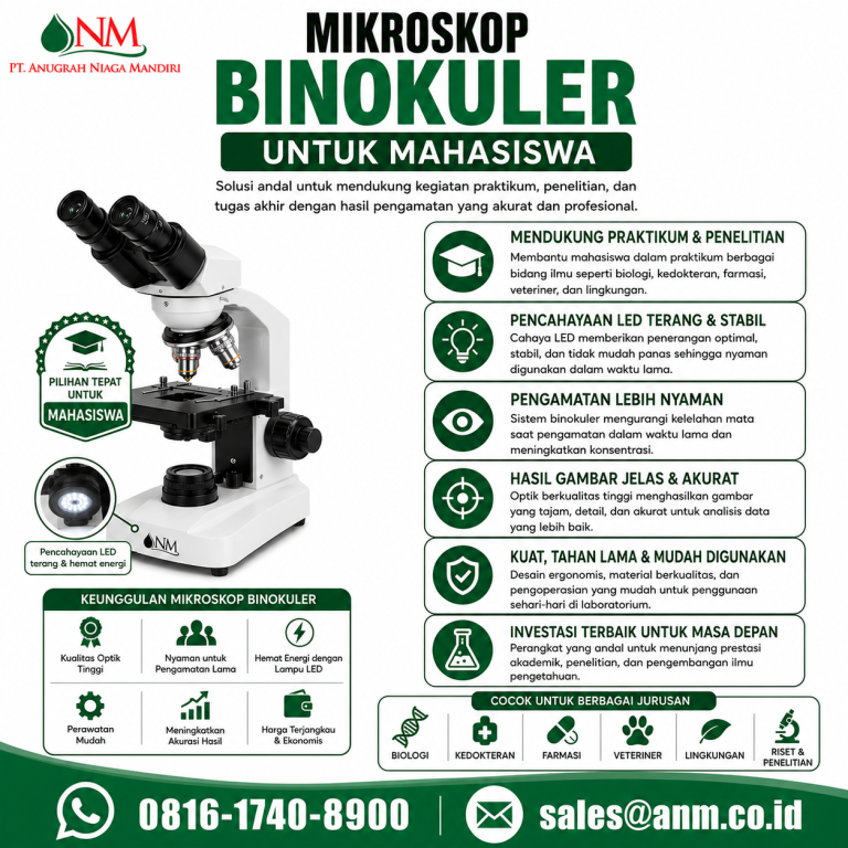 Mikroskop Binokuler Untuk Mahasiswa
