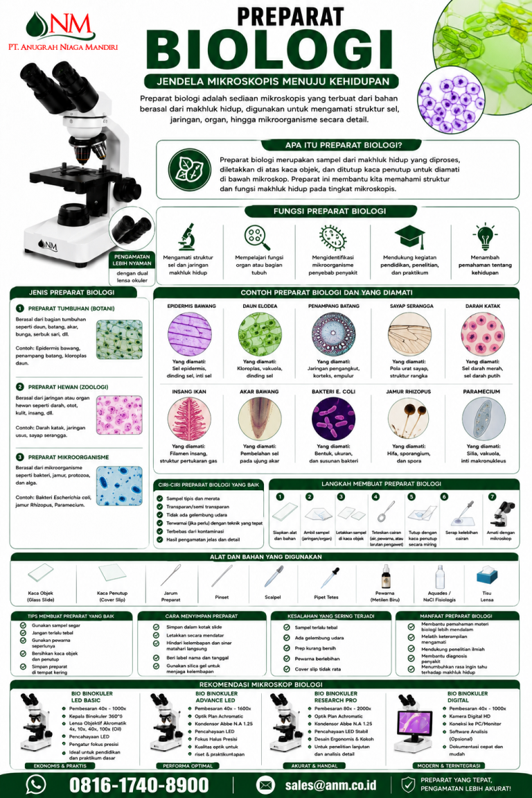 Preparat Biologi Penjelasan Mendalam