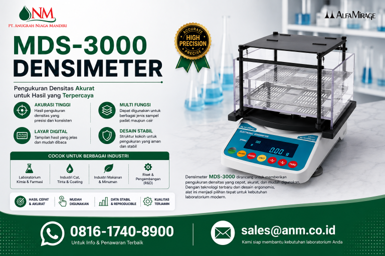 Distributor Alfamirage Densimeter MDS 3000 Berkualitas