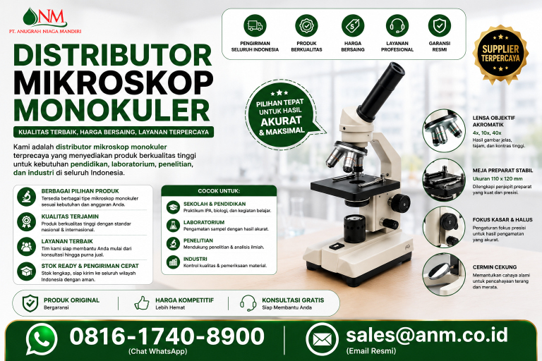 Distributor Mikroskop Monokuler PT.Anugrah Niaga Mandiri