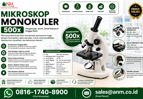 Mikroskop Monokuler 500X