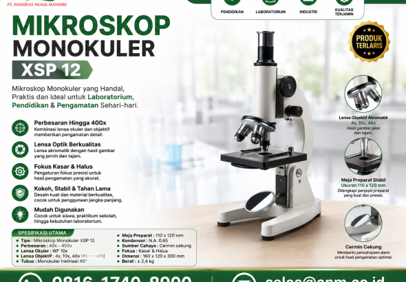 Mikroskop monokuler XSP-12 PT. ANM