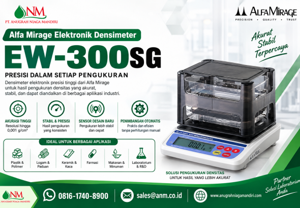 electronic densimeter ALFAMIRAGE EW-300SG Berkualitas
