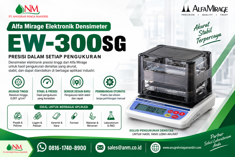 electronic densimeter ALFAMIRAGE EW-300SG Berkualitas